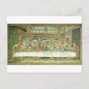 Postal Última cena