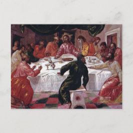 Postal Última cena - El Greco - c1595