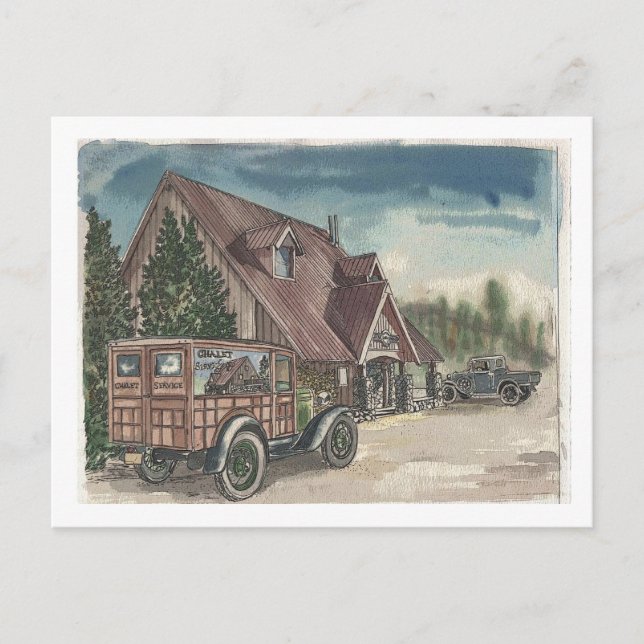Postal Última entrega de Chalet (Anverso)