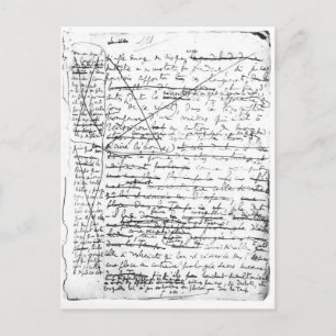 Postal Última página de 'A la Recherche du Temps Perdu'