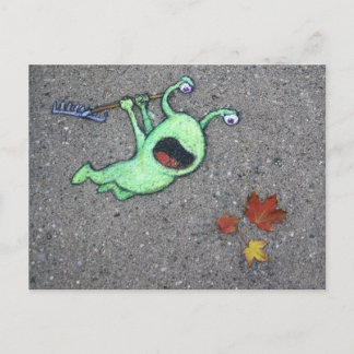 Postal últimas hojas de otoño