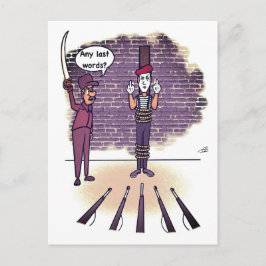 Postal Últimas palabras divertidas