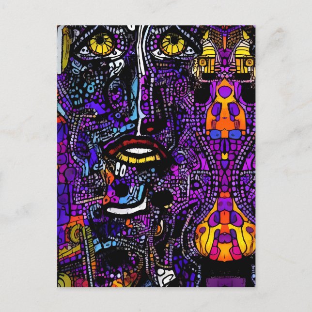 Postal Últimas reflexiones en la subasta de arte - Ken Ga (Anverso)