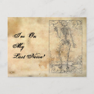 Postal Último nervio - Esbozo de Halloween