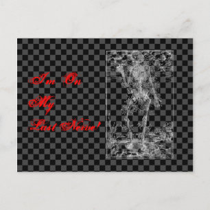 Postal Último nervio - Esbozo de Halloween