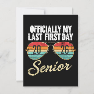 Postal Último Primer Día Senior 2026