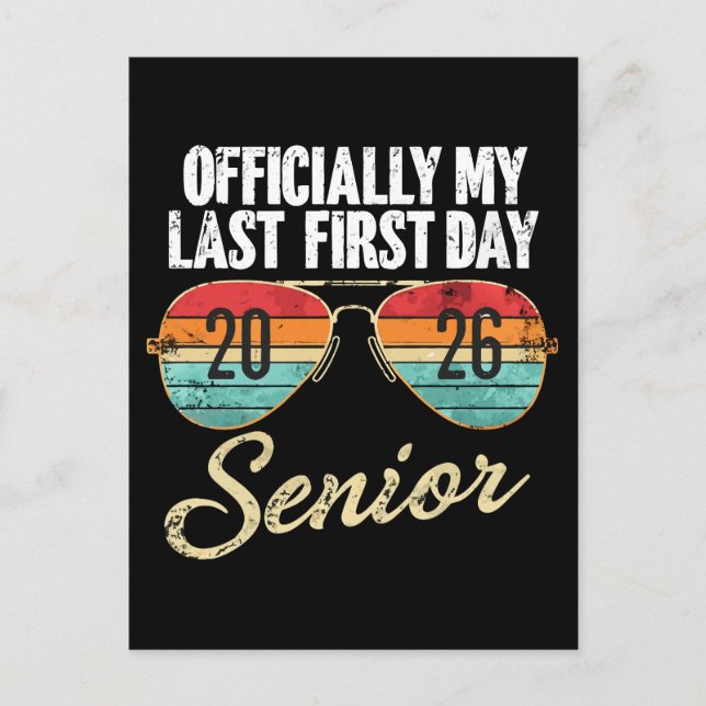 Postal Último Primer Día Senior 2026 (Anverso)