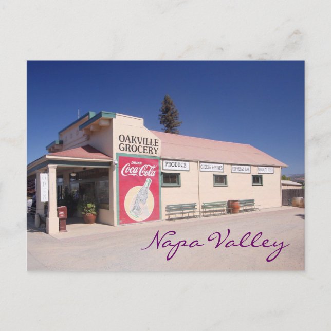 Postal Ultramarinos de Napa Valley (Anverso)