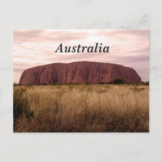 Postal Uluru (Anverso)
