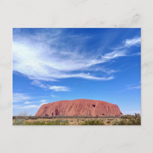 Postal Uluru (Anverso)