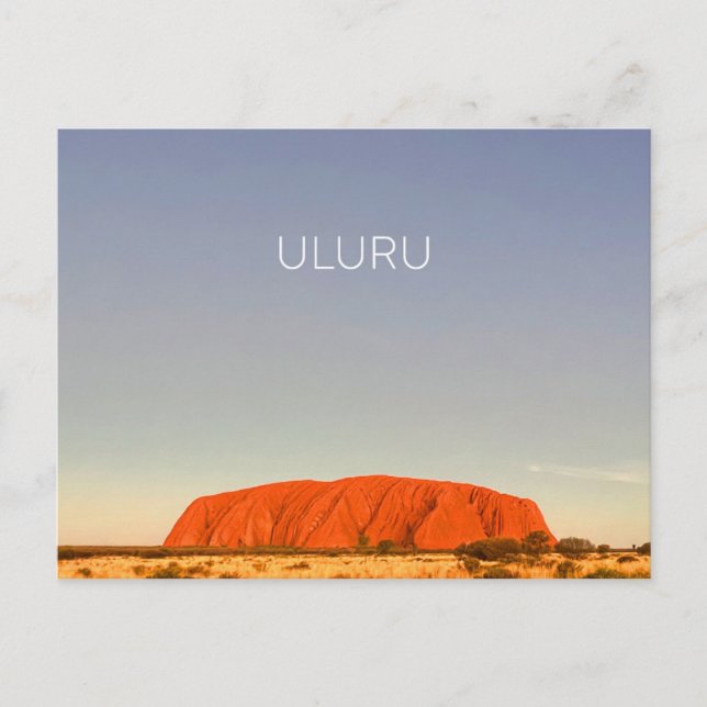 Postal Uluru (Australia) (Anverso)