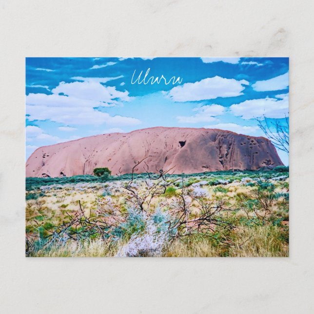 Postal Uluru Sunrise Central Australia (Anverso)