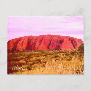 Postal Uluru Sunset Central Australia