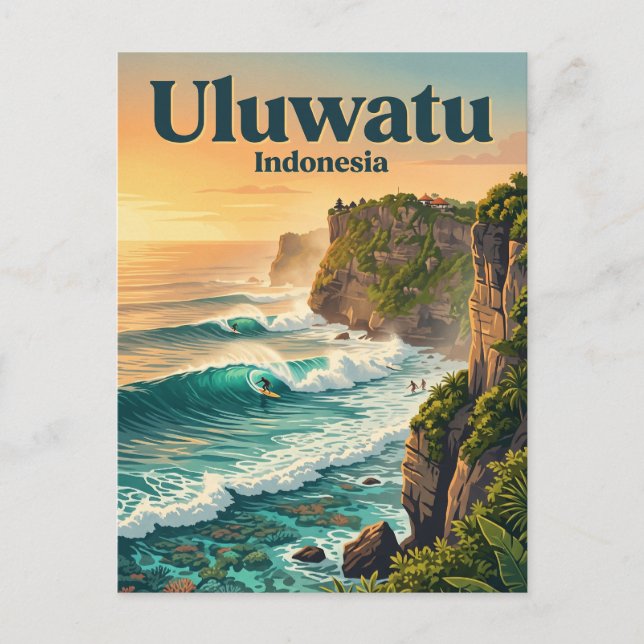 Postal Uluwatu Indonesia (Anverso)