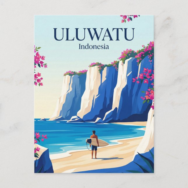Postal Uluwatu Indonesia (Anverso)