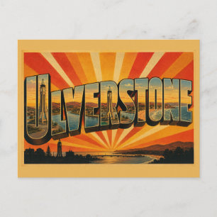 Postal Ulverstone Tasmania Australia Pueblo Costero Arte