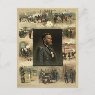 Postal Ulysses S. Grant, 1885