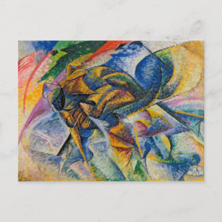Postal Umberto Boccioni, 1913, Dinamismo de un ciclista,