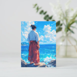 Postal Umibe no Seijaku – Serenidad en la Costa