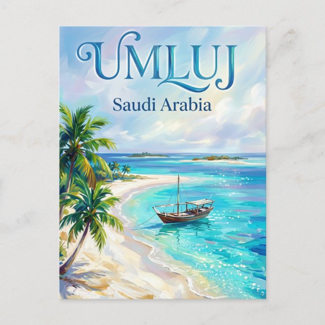 Postal Umluj Arabia Saudita (Anverso)