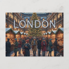 Postal Un acogedor Covent Garden - Navidad en Londres