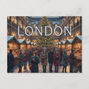 Postal Un acogedor Covent Garden - Navidad en Londres