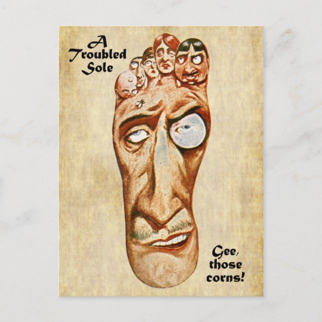 Postal Un agujero problemático (Anverso)