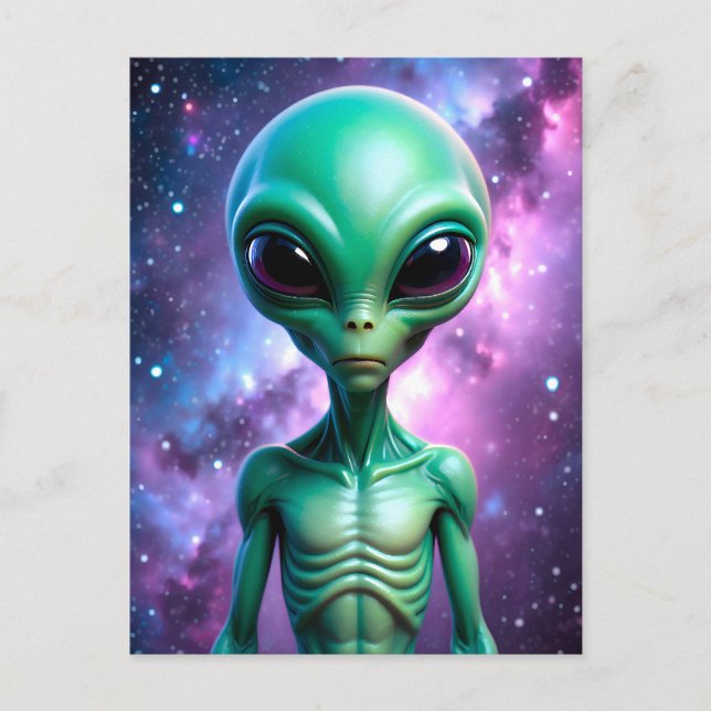 Postal Un alien (Anverso)