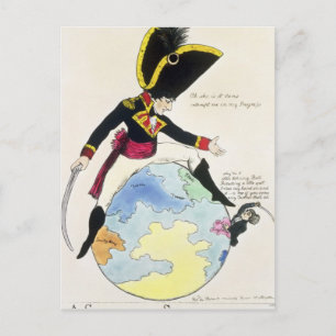 Postal Un alto a un paseo por el globo, 1803