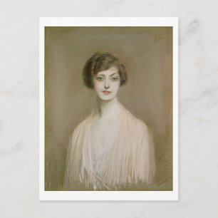 Postal Un americano (pastel sobre lienzo)