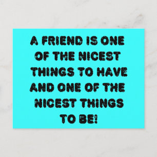Postal Un amigo