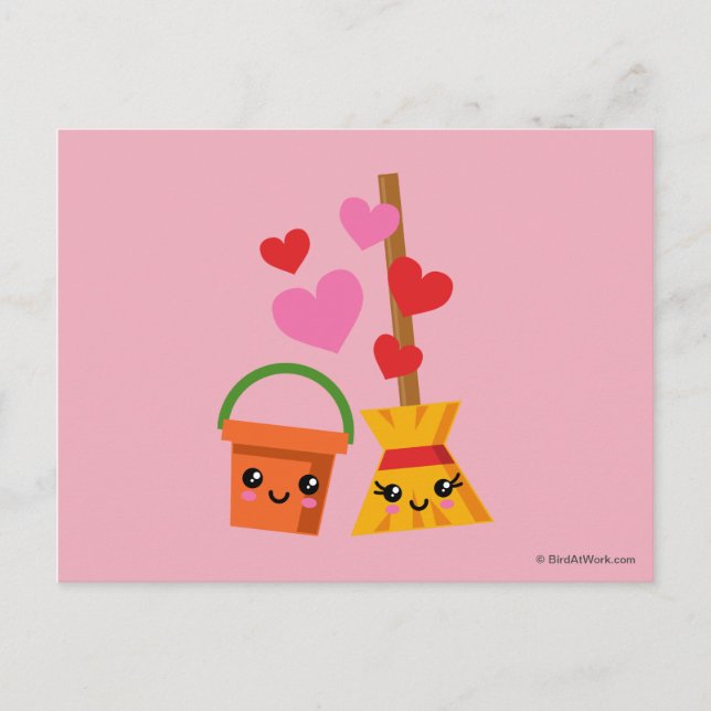 Postal Un amor duradero (Anverso)