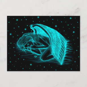 Postal Un ángel durmiendo