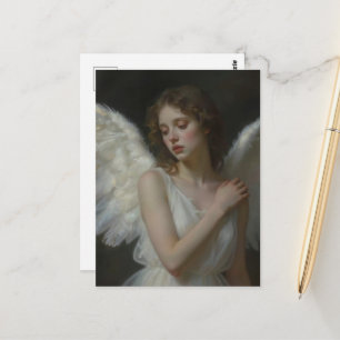 Postal Un ángel melancólico