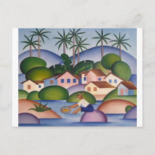 Postal Un ángel - tarsila do Amaral