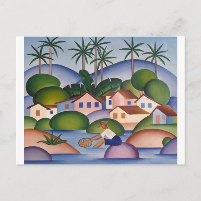 Postal Un ángel - tarsila do Amaral (Anverso)