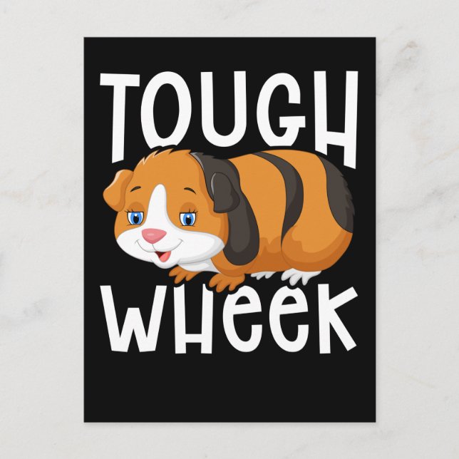 Postal Un animal divertido para los cerdos de Guinea (Anverso)