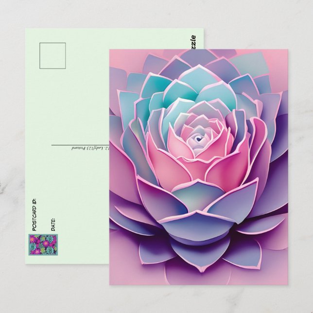 Postal Un Anime Suculento, Posttravesía (Anverso / Reverso)