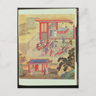 Postal Un antiguo examen público chino