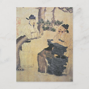 Postal Un antiguo poeta chino