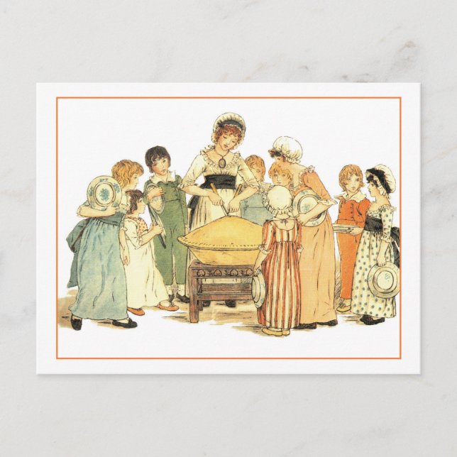 Postal Un Apple Pie: Cortarlo (Anverso)