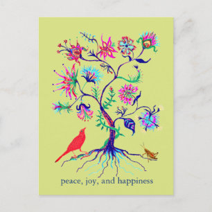 Postal Un árbol de la vida