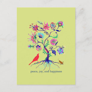 Postal Un árbol de la vida