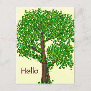 Postal Un árbol impar