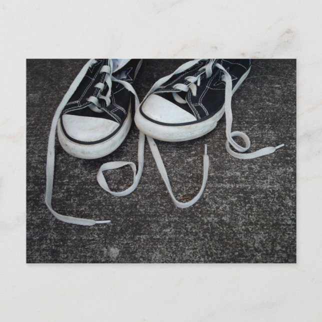 Postal Un asunto de amor por los zapatos (Anverso)