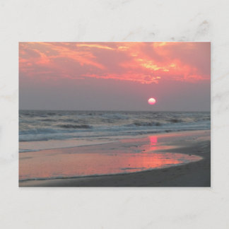 Postal Un atardecer perfecto - Isla de roble, NC