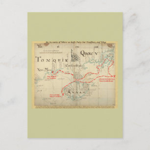 Postal Un auténtico mapa pirata de 1690 (con adornos)