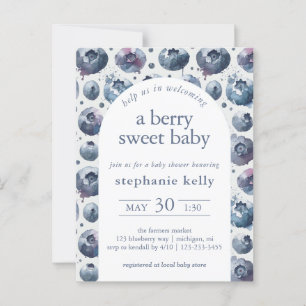 Postal Un Baby Shower dulce de Berry