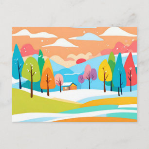 Postal Un bello arte paisajístico