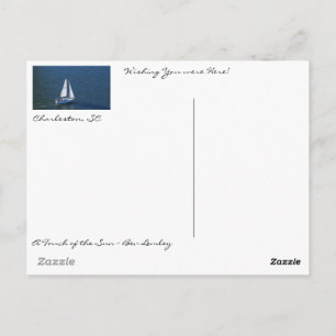 Postal ¡Un bello día en el puerto de Charleston!